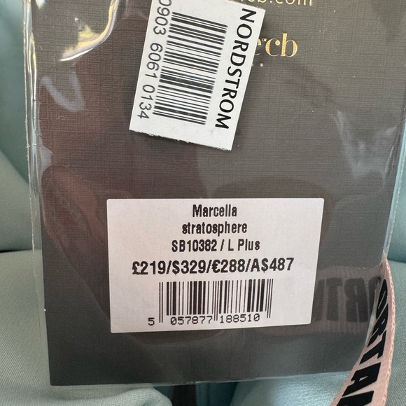 NWT House of CB Marcella Strapless Pleated Georgette Gown - Picture 8 of 9